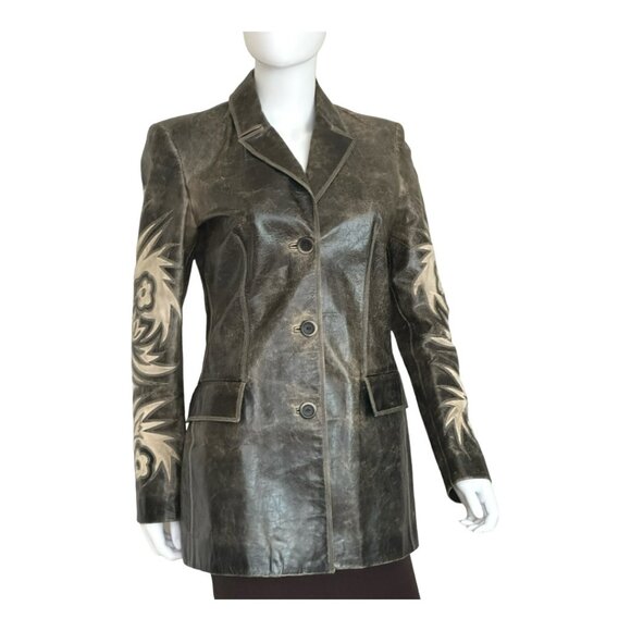 Roberto Cavalli Leather Jacket Flawless - Picture 8 of 12